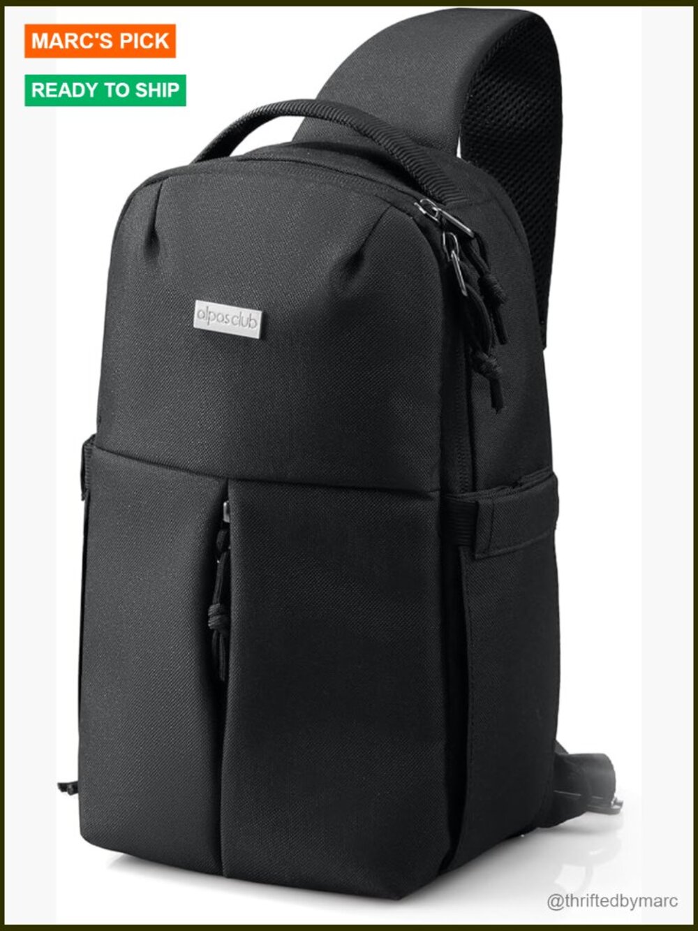 Expandable Crossbody Sling Bag with Tablet Sleeve, Water-Resistant, Anti-Theft